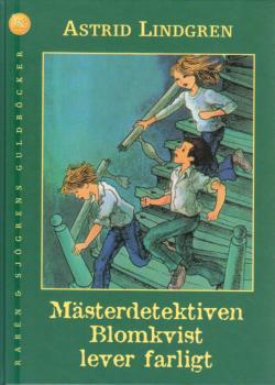 Astrid Lindgren Buch schwedisch - Mästerdetektiven Kalle Blomkvist lever farligt